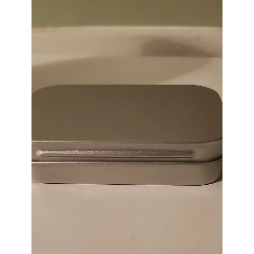 Silver Stackable Storage Hinged Boxes